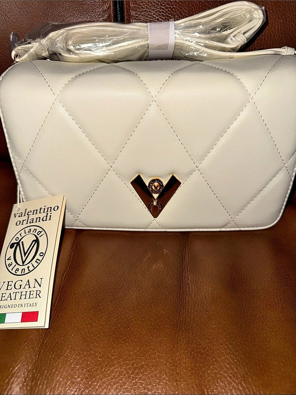 Valentino Orlandi V-2003 Crossbody Bags White Size One Size